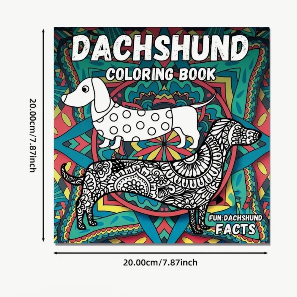 NEW Dachshund Coloring Book with 24 Pages - Picture 2 of 3